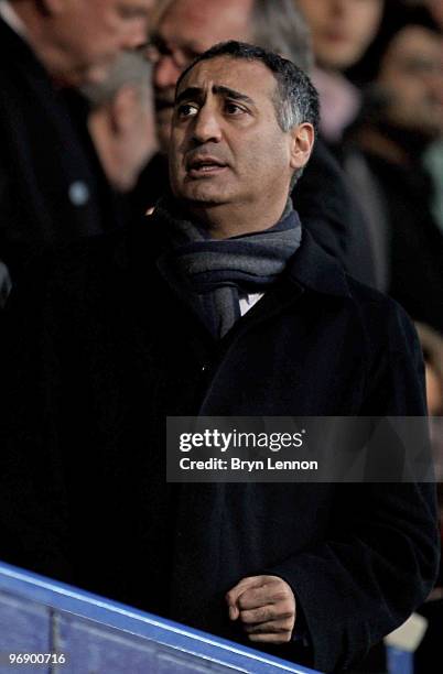 Portsmouth's Executive Director Mark Jacob looks on prior to the Barclays Premier League match between Portsmouth and Stoke City at Fratton Park on...