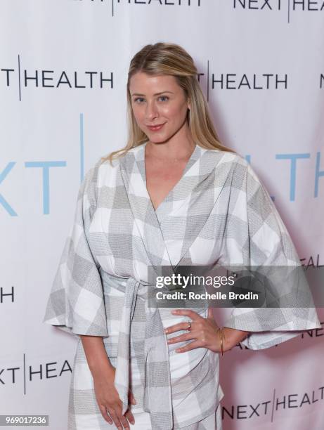 Founder of Love Wellness, Lauren Bosworth arrives at the Next Health Grand Opening at the Westfield, Century City on June 6, 2018 in Los Angeles,...