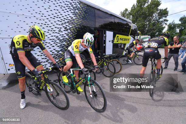 Start / Robert Power of Australia / Alexander Edmondson of Australia / Damien Howson of Australia / Carlos Verona of Spain / Team Mitchelton-Scott of...