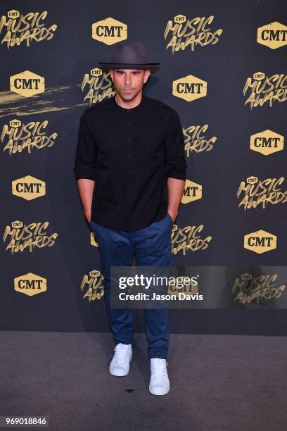 Billy Dec arrives at the 2018 CMT Music Awards at Bridgestone Arena on June 6, 2018 in Nashville, Tennessee.