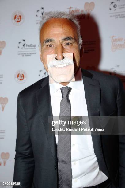 Mansour Bahrami attends "Diner des Legendes" at Le Fouquet's on June 6, 2018 in Paris, France.