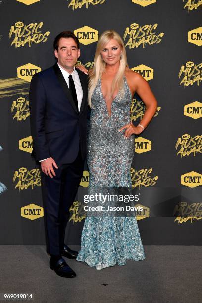 Brooke Hogan arrives at the 2018 CMT Music Awards at Bridgestone Arena on June 6, 2018 in Nashville, Tennessee.