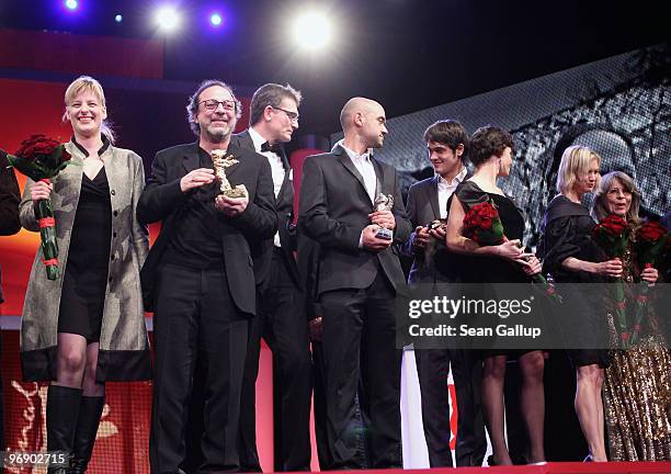 Award Winners and jury members Bettina Brokemper, Semih Kaplanoglu, Johannes Rexin, Florin Serban, George Pistereanu, Ada Condeescu, Renee Zellweger...