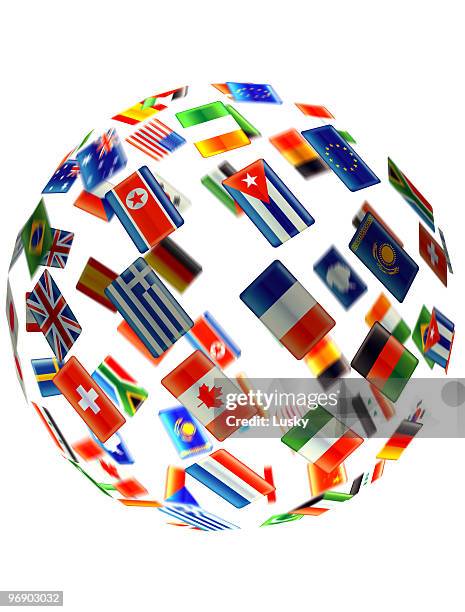 world of flags - kuwaiti flag stock pictures, royalty-free photos & images