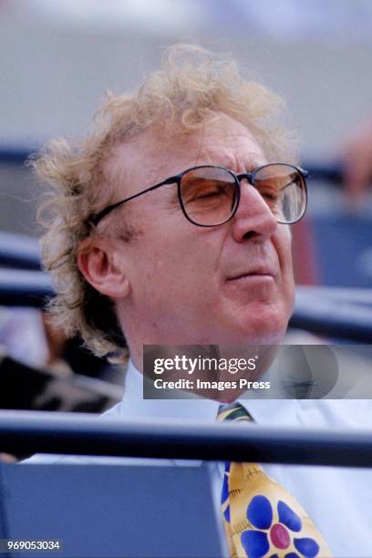 Gene Wilder during the 1998 US Tennis Open circa September 1998 in New York City