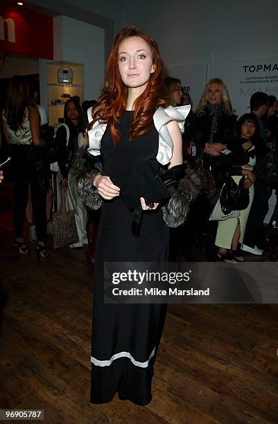 Olivia Grant attends the PPQ fashion show for London Fashion Week Autumn/Winter 2010 at Somerset House on February 20, 2010 in London, England.