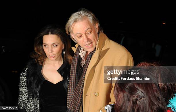 Sir Bob Geldof attends Finch & Partners annual pre-BAFTA party at Annabels on February 20, 2010 in London, England.