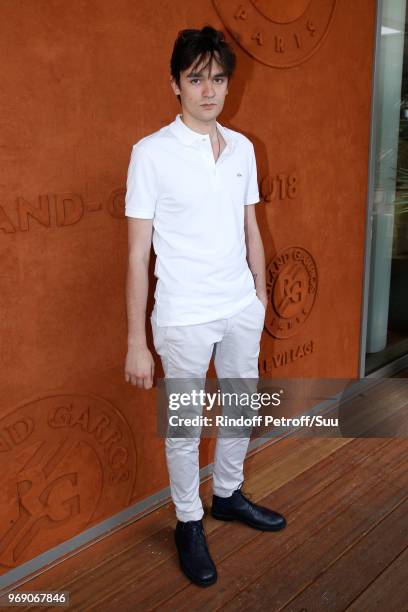 Alain-Fabien Delon attends the 2018 French Open - Day Twelve at Roland Garros on June 7, 2018 in Paris, France.