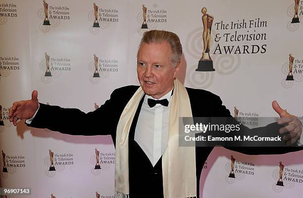 Jon Voight arrives at The 7th Annual Irish Film And Television Awards, at the Burlington Hotel on February 20, 2010 in Dublin, Ireland.