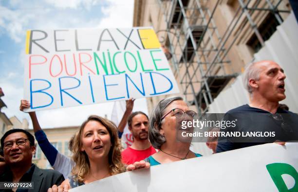 Association for the Taxation of Financial Transactions and for Citizens' Action activist Nicole Briend , Former French presidential election...