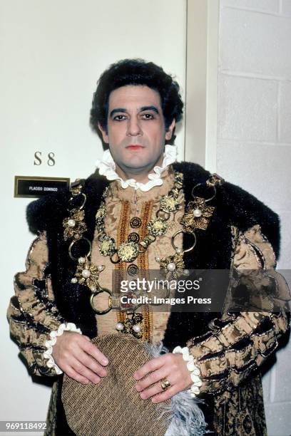 Plácido Domingo circa 1983 in New York City.