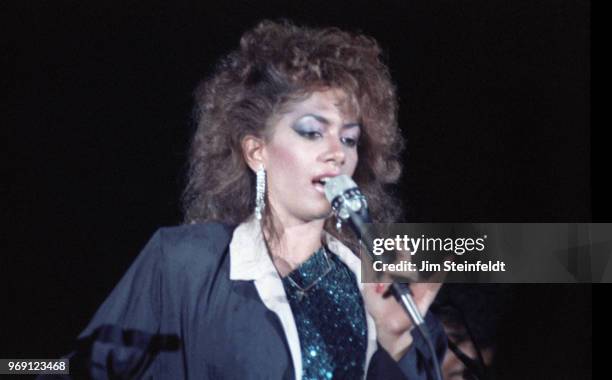 Sheila E. Performs at First Avenue nightclub in Minneapolis, Minnesota on The Glamorous Life Tour on October 25, 1984.