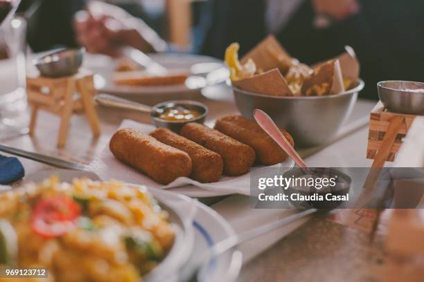 portuguese tapas in the table - portuguese culture fotografías e imágenes de stock