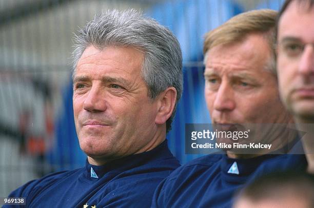 Portrait of Manchester City manager Kevin Keegan during the pre-season friendly match against Halifax Town played at The Shay, in Halifax, England....