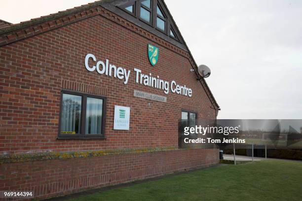 The main building at the Norwich City training ground at the Colney training centre on March 28th 2018 in Norwich