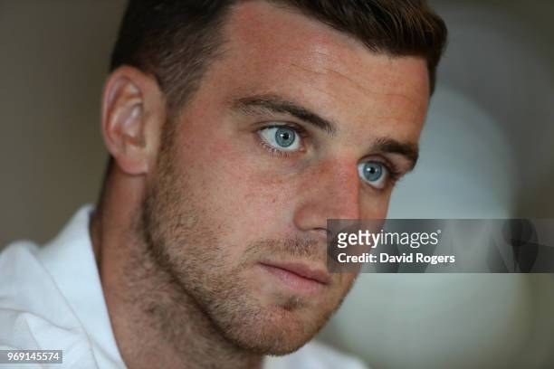 George Ford, faces the media, during the England media session on June 7, 2018 in Umhlanga Rocks, South Africa.