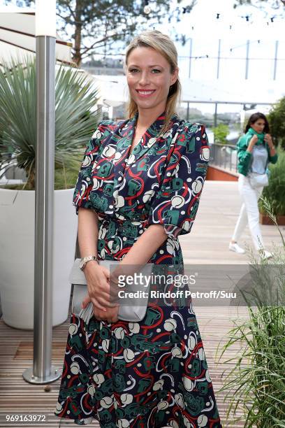 Actress Kiera Chaplin attends the 2018 French Open - Day Twelve at Roland Garros on June 7, 2018 in Paris, France.
