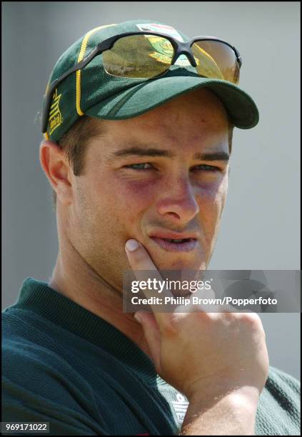 Mark Boucher of South Africa during a training session before the 3rd Test match between South Africa and Australia at Kingsmead, Durban, South...