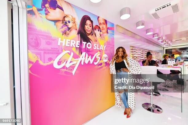 Niecy Nash attends TNT's CLAWS Presents The #ClawsUp Tour New York on June 7, 2018 in New York City.