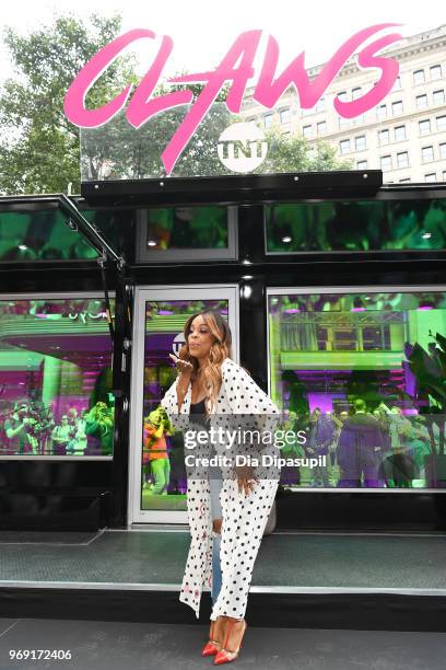 Niecy Nash attends TNT's CLAWS Presents The #ClawsUp Tour New York on June 7, 2018 in New York City.