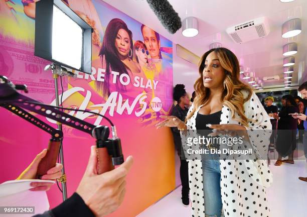 Niecy Nash attends TNT's CLAWS Presents The #ClawsUp Tour New York on June 7, 2018 in New York City.