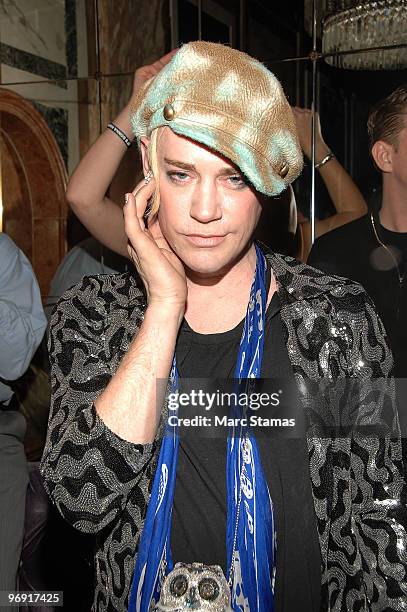 Designer Riche Rich attends an end of Fashion Week party at The Gates on February 20, 2010 in New York.