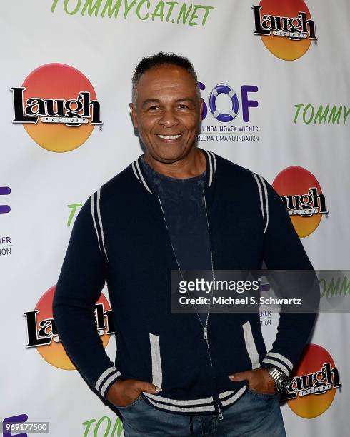 Musician Ray Parker Jr. Attends the Sarcoma-Oma Foundation Comedy Benefit at The Laugh Factory on June 6, 2018 in West Hollywood, California.