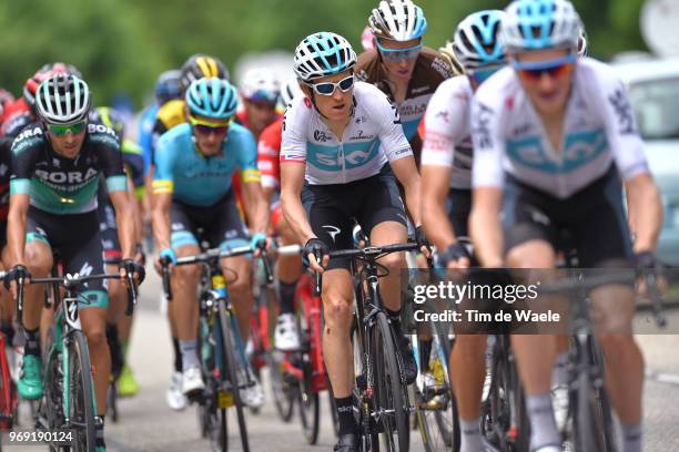 Geraint Thomas of Great Britain and Team Sky / during the 70th Criterium du Dauphine 2018, Stage 4 a 181km stage from Chazey-sur-Ain to...