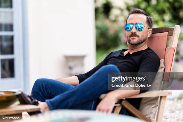 Actor Brian Rodda showcases Foster Grant Sunglasses at the Giveback Day at TAP - The Artists Project on June 6, 2018 in Los Angeles, California.