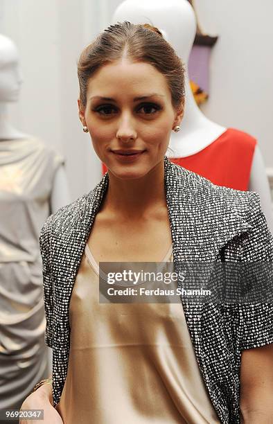 Olivia Palermo attends a screening of 'Freda' hosted by Olivia Palermo at The Langham Hotel on February 21, 2010 in London, England.