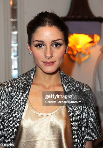 Olivia Palermo attends a screening of 'Freda' hosted by Olivia Palermo at The Langham Hotel on February 21, 2010 in London, England.