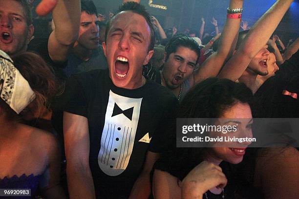 Audience members are seen at the Hollywood Palladium on February 21, 2010 in Hollywood, California.
