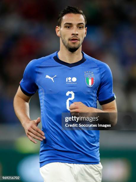 Mattia de Sciglio of Italy during the International Friendly match between Italy v Holland at the Allianz Stadium on June 4, 2018 in Turin Italy