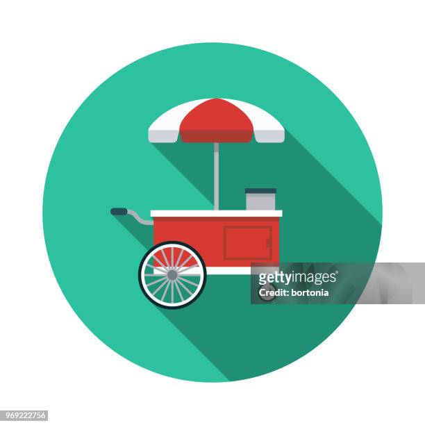 55 Ice Cream Cart High Res Illustrations - Getty Images