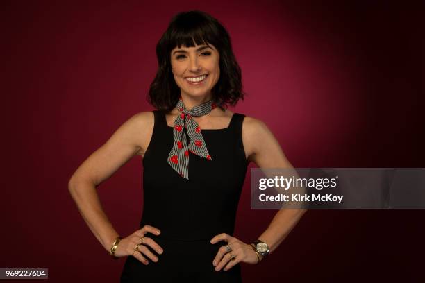 Actress Constance Zimmer is photographed for Los Angeles Times on May 22, 2018 in Los Angeles, California. PUBLISHED IMAGE. CREDIT MUST READ: Kirk...
