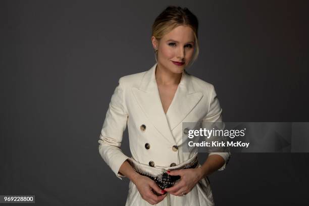 Actress Kristen Bell is photographed for Los Angeles Times on April 7, 2018 in Los Angeles, California. PUBLISHED IMAGE. CREDIT MUST READ: Kirk...