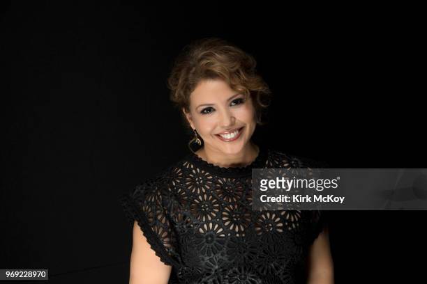 Actress Justina Machado is photographed for Los Angeles Times on April 7, 2018 in Los Angeles, California. PUBLISHED IMAGE. CREDIT MUST READ: Kirk...