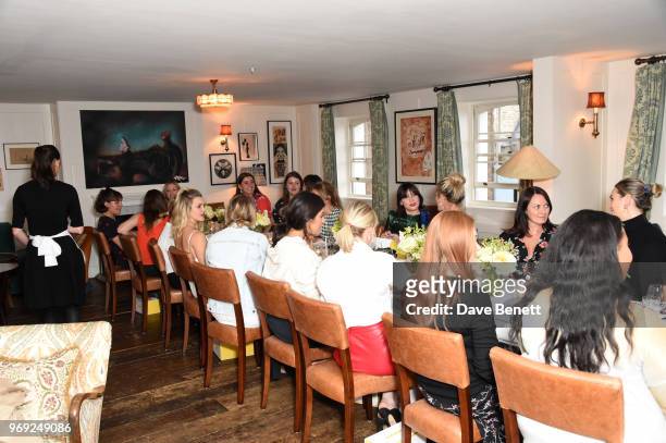 General view of the atmosphere at the launch of Bumble's #bodyconfidante campaign at Soho House on June 7, 2018 in London, England.