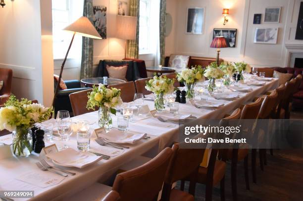 General view of the atmosphere at the launch of Bumble's #bodyconfidante campaign at Soho House on June 7, 2018 in London, England.