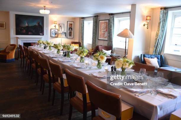 General view of the atmosphere at the launch of Bumble's #bodyconfidante campaign at Soho House on June 7, 2018 in London, England.