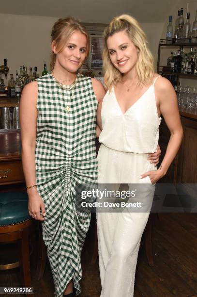 Louise Troen and Ashley Roberts attend the launch of Bumble's #bodyconfidante campaign at Soho House on June 7, 2018 in London, England.