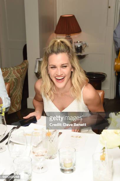 Ashley Roberts attends the launch of Bumble's #BodyConfidante campaign at Soho House on June 7, 2018 in London, England.
