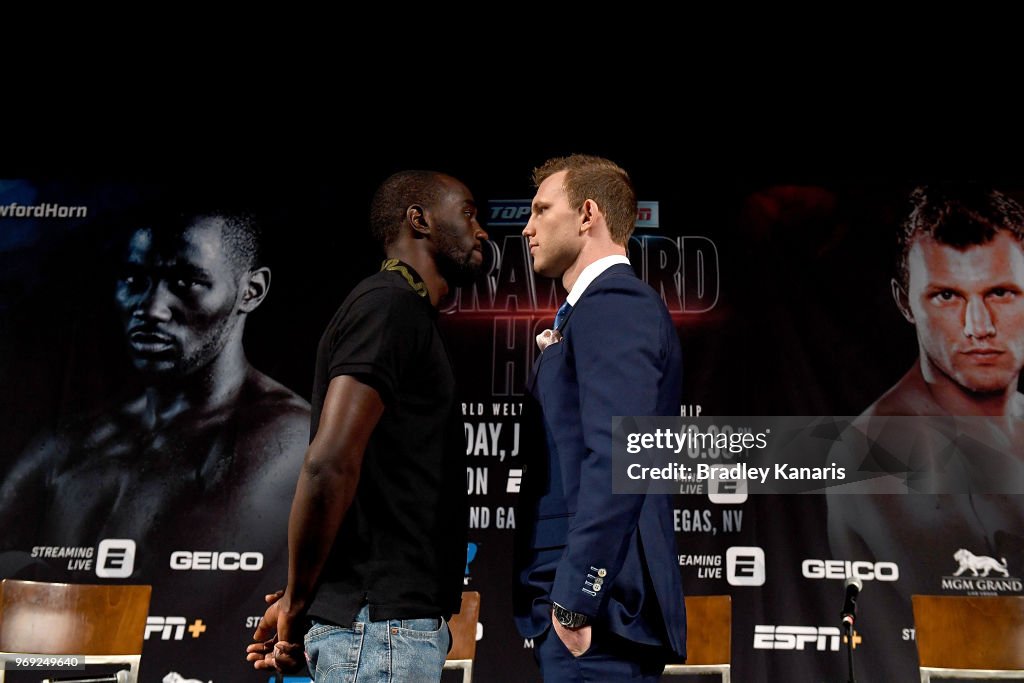 Terence Crawford v Jeff Horn Official Press Conference