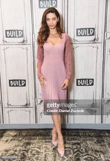 Angela Sarafyan attends the Build Series to discuss the HBO show 'Westworld' at Build Studio on June 7, 2018 in New York City.