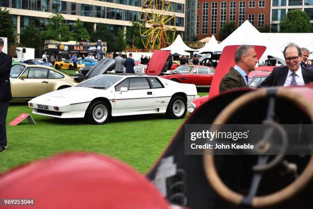 Lotus Esprit HC on display at the London Concours at the Honourable Artillery Company on June 7, 2018 in London, England. The event billed as the...