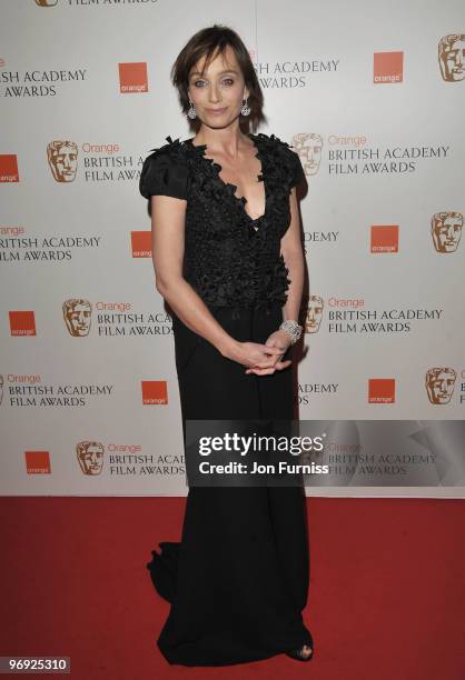 Kristin Scott Thomas attends the Orange British Academy Film Awards 2010 at the Royal Opera House on February 21, 2010 in London, England.