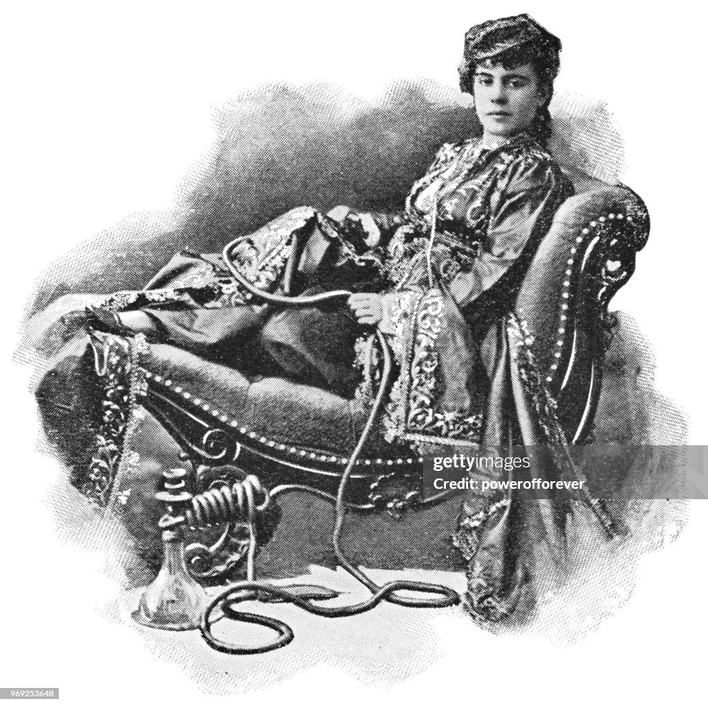 Turkish Woman in Istanbul, Turkey - Ottoman Empire
