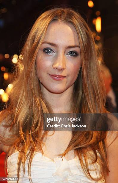 Actress Saoirse Ronan attends the Orange British Academy Film Awards 2010 at the Royal Opera House on February 21, 2010 in London, England.