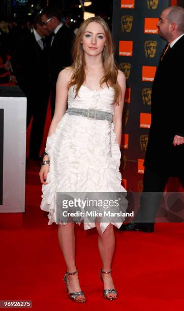 Saoirse Ronan attends The Orange British Academy Film Awards at Royal Opera House on 21st February 2010 in London, England.