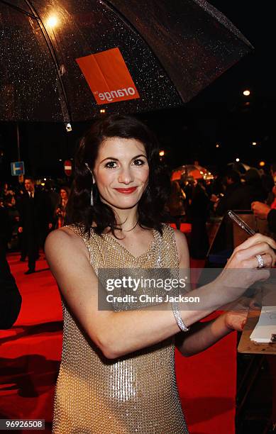 Actress Jodie Whittaker attends the Orange British Academy Film Awards 2010 at the Royal Opera House on February 21, 2010 in London, England.